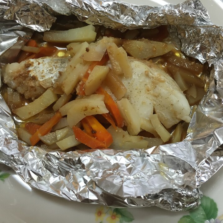 味がしみて美味しい★鱈と野菜のホイル焼き★簡単♪